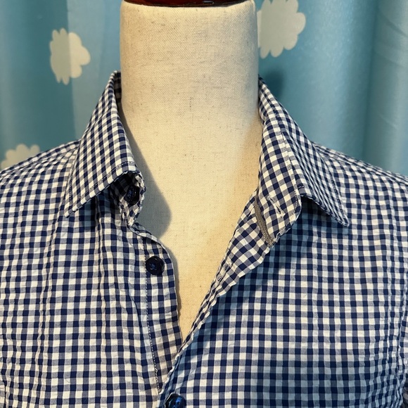 Christian Lacroix Shirts Christian Lacroix Mens Blue And White